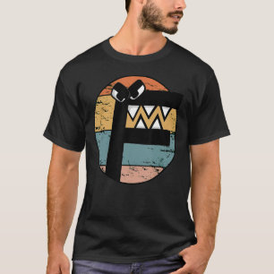 Alphabet Lore of Costume Retro Sunset for Boys Vil T-shirt