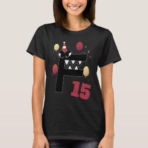 Alphabet Lore van 15 jaar 15e verjaardag Boys Vill T-shirt