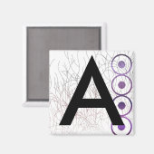 Alphabet Magnet : A (Recto/Verso)