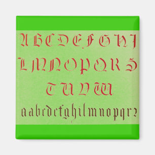 Alphabet Magnet Magneet