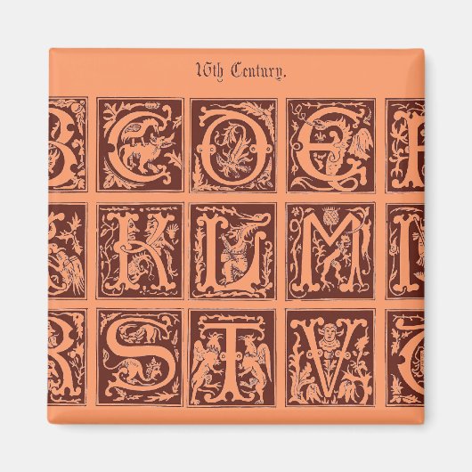 Alphabet Magnet Magneet (Voorkant)