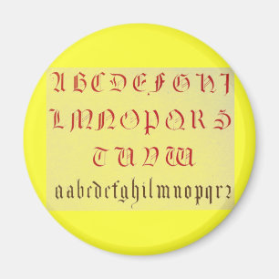 Alphabet Magnet Magneet
