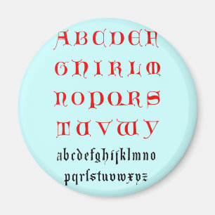 Alphabet Magnet Magneet