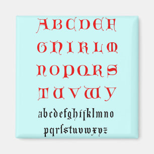 Alphabet Magnet Magneet