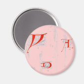 Alphabet Magnet Magneet (Voorkant / Achterkant)