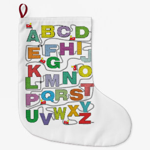 Alphabet Maze Poster Grote Kerstsok
