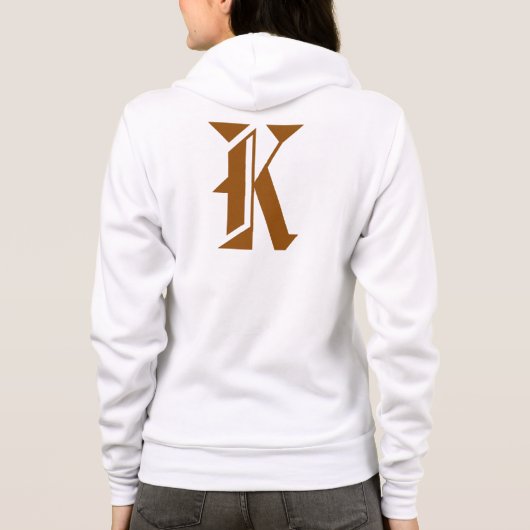 Alphabet Monogramme Bella+Canvas Sweat - shirt à c (Dos)