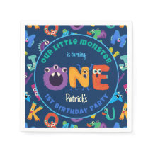 Alphabet Monsters 1e Verjaardag Ons Kleine Monster