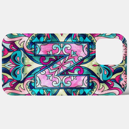 Alphabet N mandala Case-Mate iPhone Case (Achterkant (horizontaal))