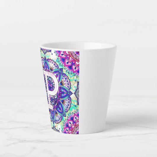 Alphabet P Latte Mok (Voorkant)