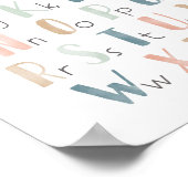 Alphabet pastel à l’aquarelle ABC Décoration de cl (Coin)