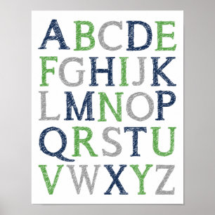 Alphabet Poster