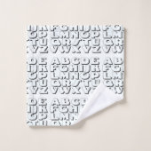 Alphabet pour enfants (Gant de toilette)