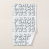 Alphabet pour enfants (Serviette à main)