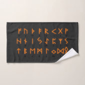Alphabet Runic Viking (Serviette à main)
