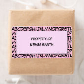 Alphabet School Labels (Insitu)