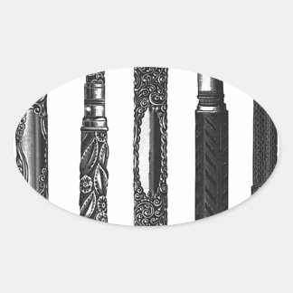 Alphabet School Ovale Sticker
