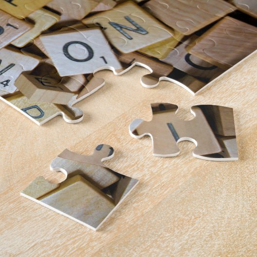 Alphabet Scramble - 8 x 10 - 110 pc's Legpuzzel (Zijkant)