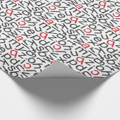 Alphabet Soup Cadeaupapier (Hoek)