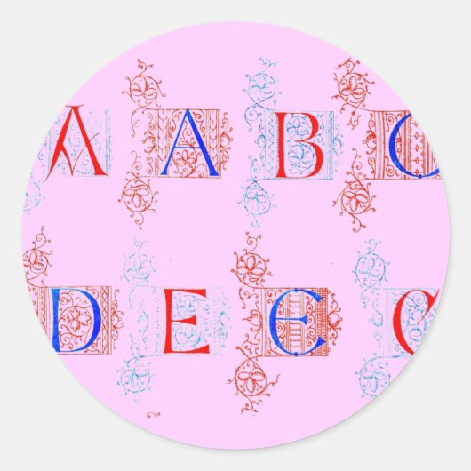 Alphabet Sticker (Voorkant)