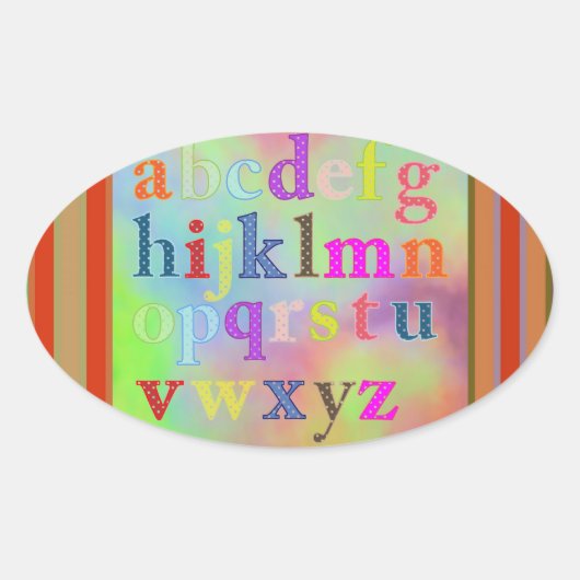 Alphabet Sticker (Voorkant)