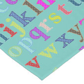 Alphabet Table Runner Korte Tafelloper (Hoek)