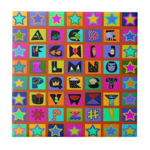 Alphabet Tile Tegeltje