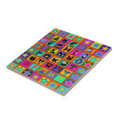 Alphabet Tile Tegeltje (Zijkant)