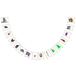 Alphabet(Yolisch u Matha-Djambarropuyu) A-Ṉ (deel  Vlaggetjes