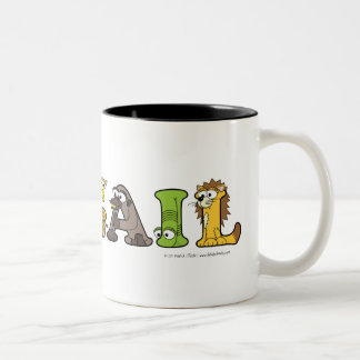 Alphabétimal Mug de nom personnalisé