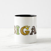 Alphabétimal Mug de nom personnalisé (Centre)