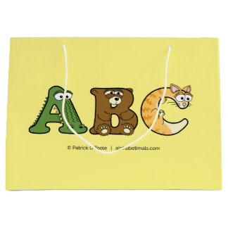 Alphabetimals Gepersonaliseerde Gift Bag Groot Cadeauzakje