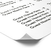 ALPHABETISCH BEDRIJFSSCHEMA POSTER (Hoek)