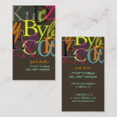 Alphabets, cartes de profil des enseignants (Devant / Derrière)