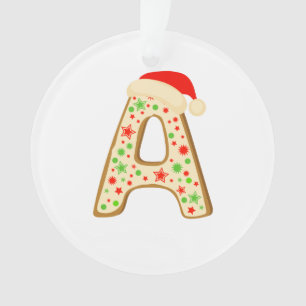 Alphabets de Noël lettre A