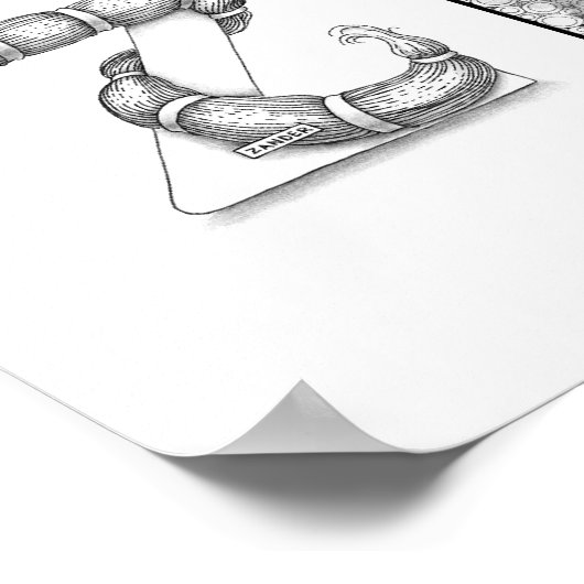 AlphaTangle-Poster Poster (Hoek)