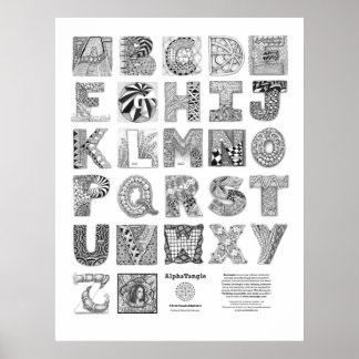 AlphaTangle-Poster Poster
