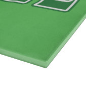 Alphi Chi Omega Green Letters Snijplank (Hoek)