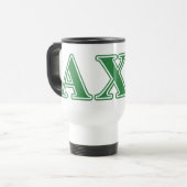Alphi Chi Omega Griekse Letters Reisbeker (Voorkant links)