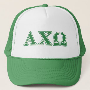Alphi Chi Omega Griekse Letters Trucker Pet