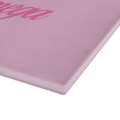 Alphi Chi Omega roze letters Snijplank (Hoek)