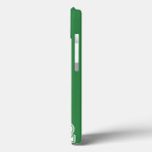 Alphi Chi Omega White en Green Letters Case-Mate iPhone Case (Achterkant / Links)