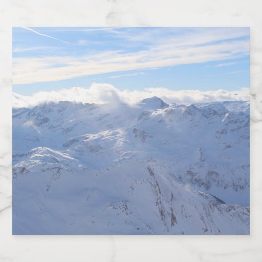 Alphine Mountain Bier Etiket (Enkel label)