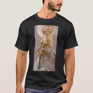 Alphones Mucha ~ De maan 1902 T-shirt