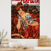 Alphons Mucha Cycles Perfecta Poster (Keuken)