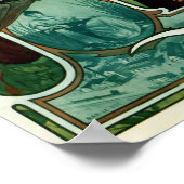 Alphonse (Alfons) Mucha - Bieres de la Meuse Poster (Hoek)