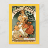 Alphonse (Alfons) Mucha Chocolat Ideal Briefkaart (Voorkant)