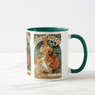Alphonse (Alfons) Mucha Chocolat Ideal Mok