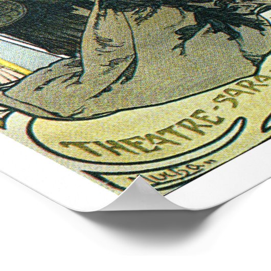 Alphonse [Alfons] Mucha Poster Imprimer : La Tosca (Coin)