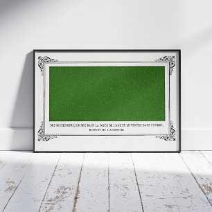 Alphonse Allais, 1 aprilgrapal, Groen, Abstracte k Poster